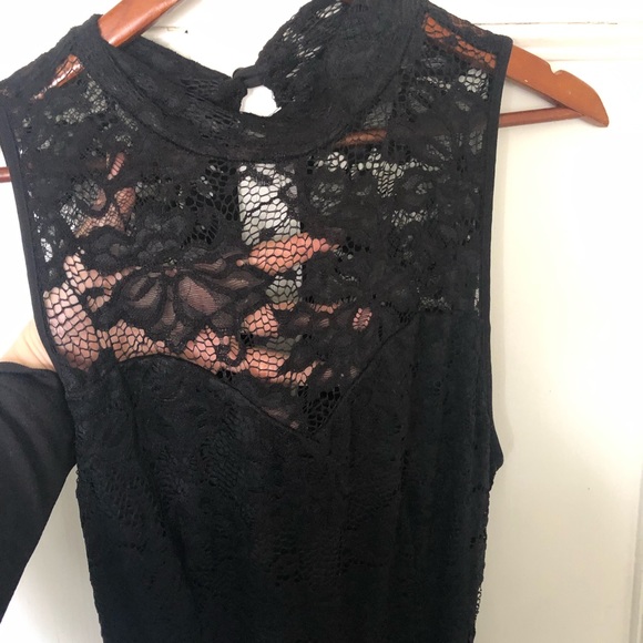 Black romper, Eclipse size M, fits size 8-10. Hand wash, 100% polyester - Picture 7 of 11